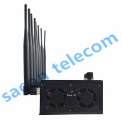 Adjustable 3G/4G High Power Cell phone Jammer with 6 Powerful Antenna ( 4G LTE + 4G Wimax) Supplier