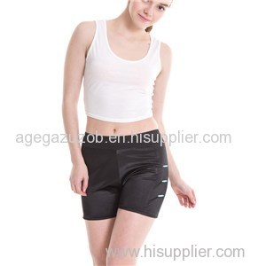 Radiance Slice Short Disco Pants In Black