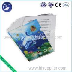 3D L-Shape Folder With Fish