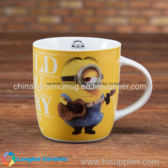 Minions series cartoon ceramic coffee mug