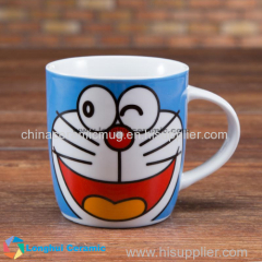 Doraemon series cartoon ceramic coffee mug