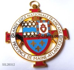 Polyresin Soccer Trophy & Alloy Badge