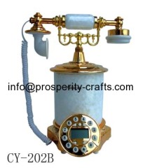 Polyresin & Plastic Telephone