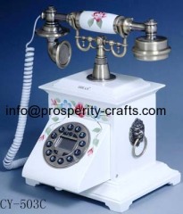 Polyresin & Plastic Telephone