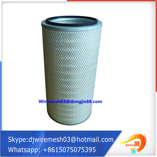 cylindrical dust air filter cartridge for industrial filter/dust air filter cartridge