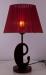 Metal Acrylic Wooden Table Lamp