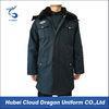 Winter Fur Collar Long Law Enforcement Outerwear For Security Guard / Police