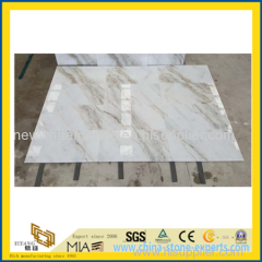 Castro White Marble Slabs for Bathroom Decoration