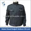 Wool / Polyester Dark Navy Security Guard Jackets With 2 Front Pockets With Flaps
