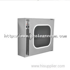 Air Shower type Cleanroom pass Through Box with Stainless steel