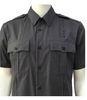 Black poly cotton poplin offcial shirts military tactical shirt