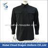 Custom Black Police Officer Law Enforcement Shirts With Fake Pocket All Size