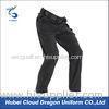 Black poly cotton ripstop cargo pocket tactical combat pants