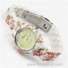 New Arrival Custom Water Resistant Quartz Plastic Watch