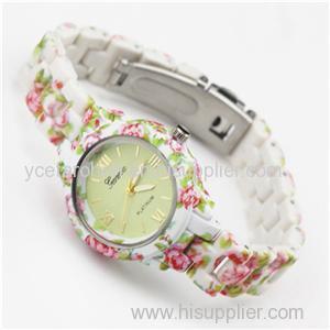 New Arrival Custom Water Resistant Quartz Plastic Watch