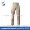 Custom Material Khaki Cargo Pants Tactical Combat Trousers For Outdoor Duty