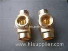 Lost wax investment casting process copper tube joint normal polish