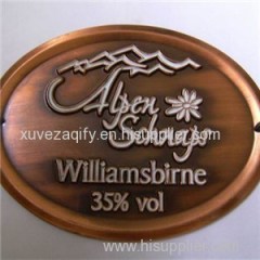 Personalized 3D Antique Copper Badge
