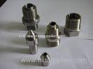 Plugs stainless steel cnc metal parts / precision machined parts