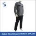 Grey Black Security Guard Uniform For Hospital / Airport / Hotel Guards