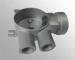 Tee pipe coupling pump parts casting / investment casting products