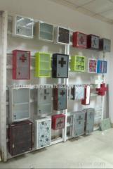 Fashion color stainless steel modern wall mount mirror medicine cabinet