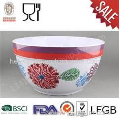 Print Melamine Customized Salad Bowl