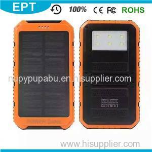 NP-009 Good Looking Rohs Solar 10000mAh Power Bank External Battery
