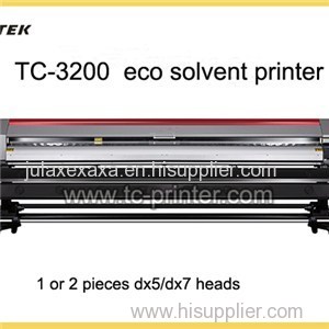 TC-3200 3.2m Dx7 Outdoor Advertising Used Eco Solvent Printer