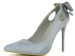 Cut out bowtie ladies high heel shoes