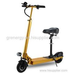 Folding electric scooter bike with seat outside sports bike