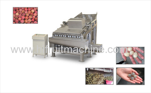 Lychee Litchi Lichee Longan Rambutan Peeling Machine