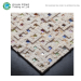 Decorative Ceramic Mosaic Glass Mix Natural Stone Wall Mosaic Tiles Backsplash