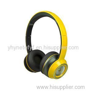 Monster NTune HD On-Ear Headphones Yellow With ControlTalk Microphone