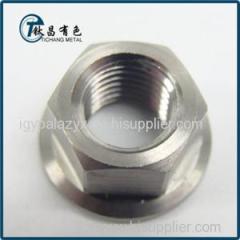 GR5 Titanium Alloy Flanged Hex Nuts