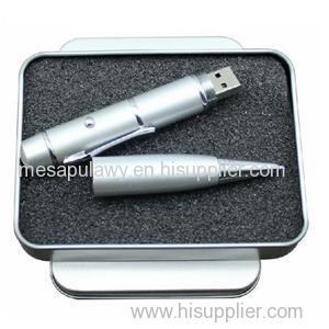 Black Laser Pointer Pen USB Flash Drives