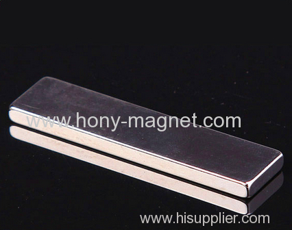 Permanent Rare Earth NdFeB Long Thin Block Magnets for sale