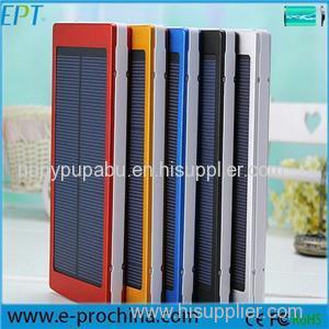 EP020-2 10000MAH Solar Portable Power Bank Charger Wholesale