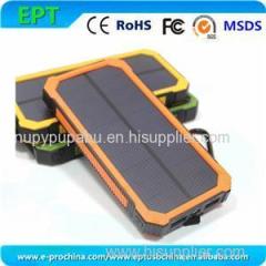 EP-P-S010 New Product Promotional 10000mah Solar Power Bank For Ipad