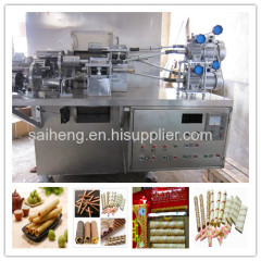 Full Auto Egg Roll Wafer Stick Making Machine