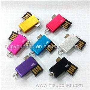 ET068 Customized Logo Metal Mobile Phone OTG USB Flash Drive