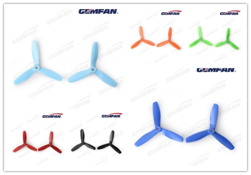 5045 glass fiber nylon bullnose adult rc toys airplane CW CCW Props with 3 blades