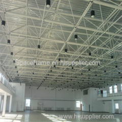 Stadium space frame structure for stadium gym