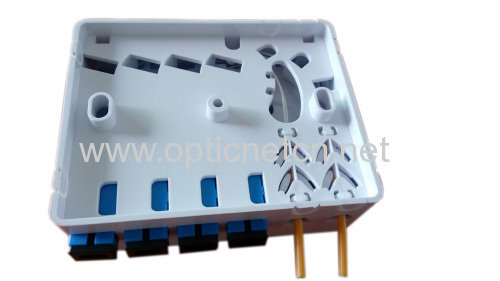 4 fibers mini FTTx Termination Box Small Terminal Box FTTH Termination Box Fiber Optic Splitter Box