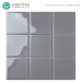 Gray Wall Tiles Design Backsplash 3d Mosaic Glass Tiles For Kitchen