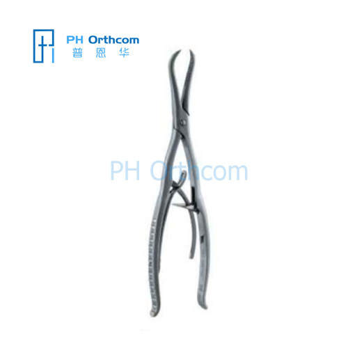 Cranio-Maxillofacial Dental Orthopaedical Instrument Reposition Pliers 13cm straight and curved type