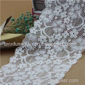 17Cm Floral Design Galloon Lace Wide Stretch Lace (J0046)