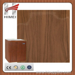 Wood grain VCM steel sheets for refrigerators