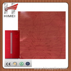 Hairline finish film laminated metal for refrigerators