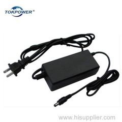 Dual output ac dc dual line power adapter for led light 12v 2000ma